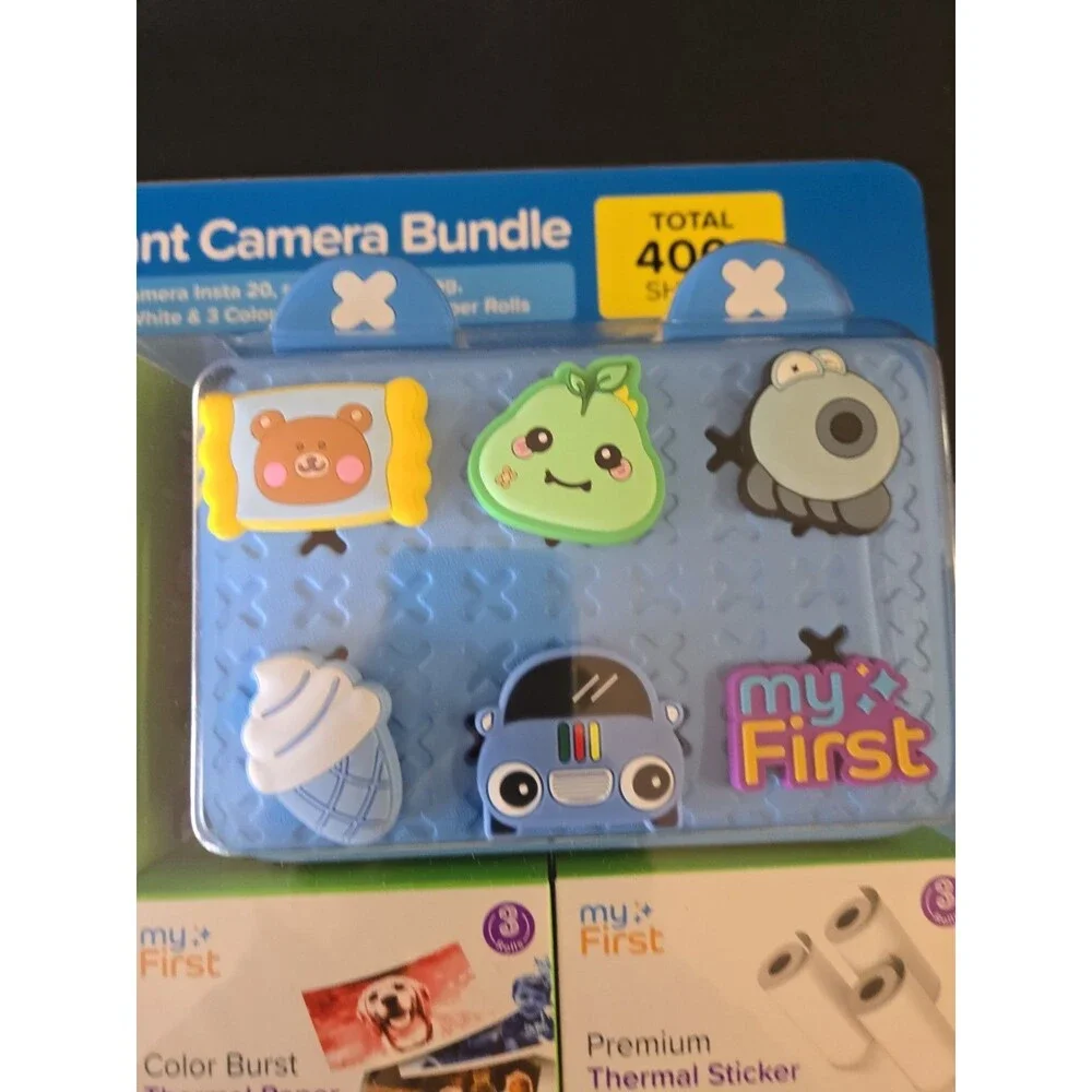 myFirst Camera Insta 20 Camera Bundle with myFirst Cross Case (Blue)